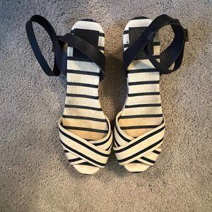 Tory Burch Espadrille Wedge- Size 10
